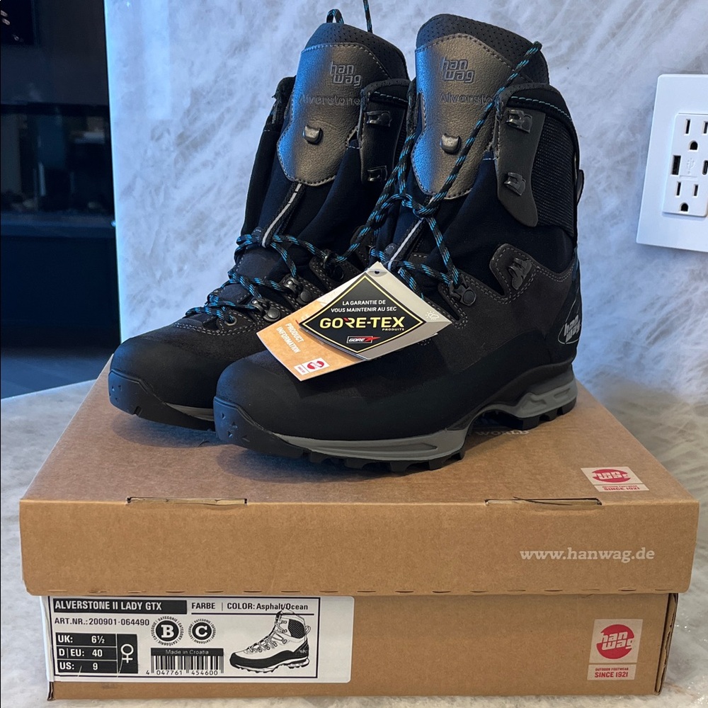 Alverstone II Lady GTX Black Lace Up Boots